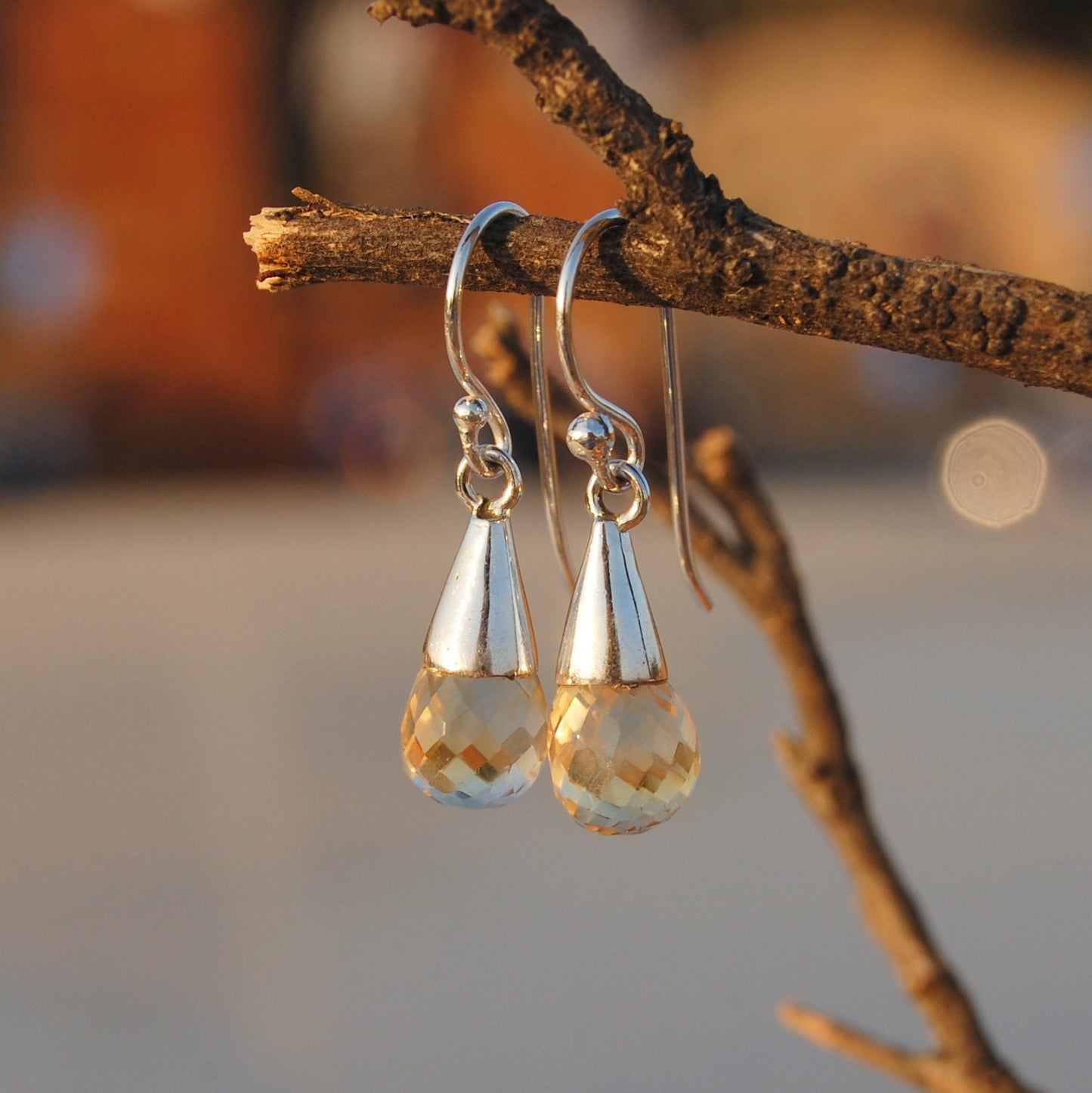 Citrine Drop Earrings