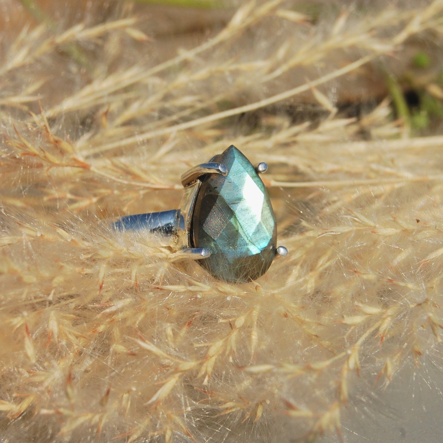 Blue Labradorite Ring