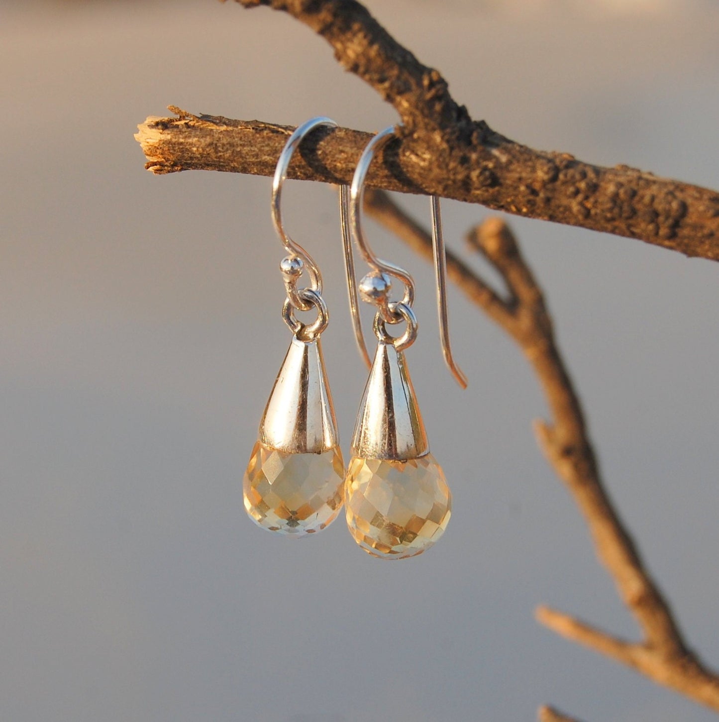 Citrine Drop Earrings