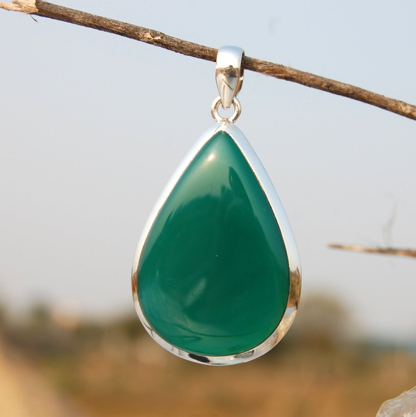 Green Onyx Pendant