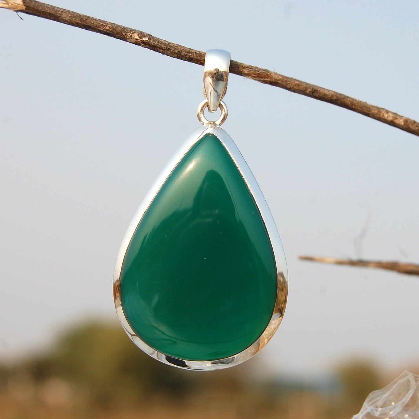 Green Onyx Pendant