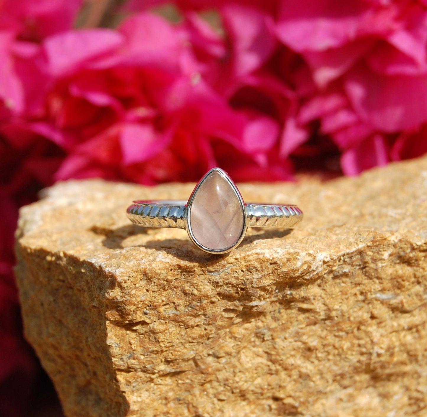 Rose Quartz Ring