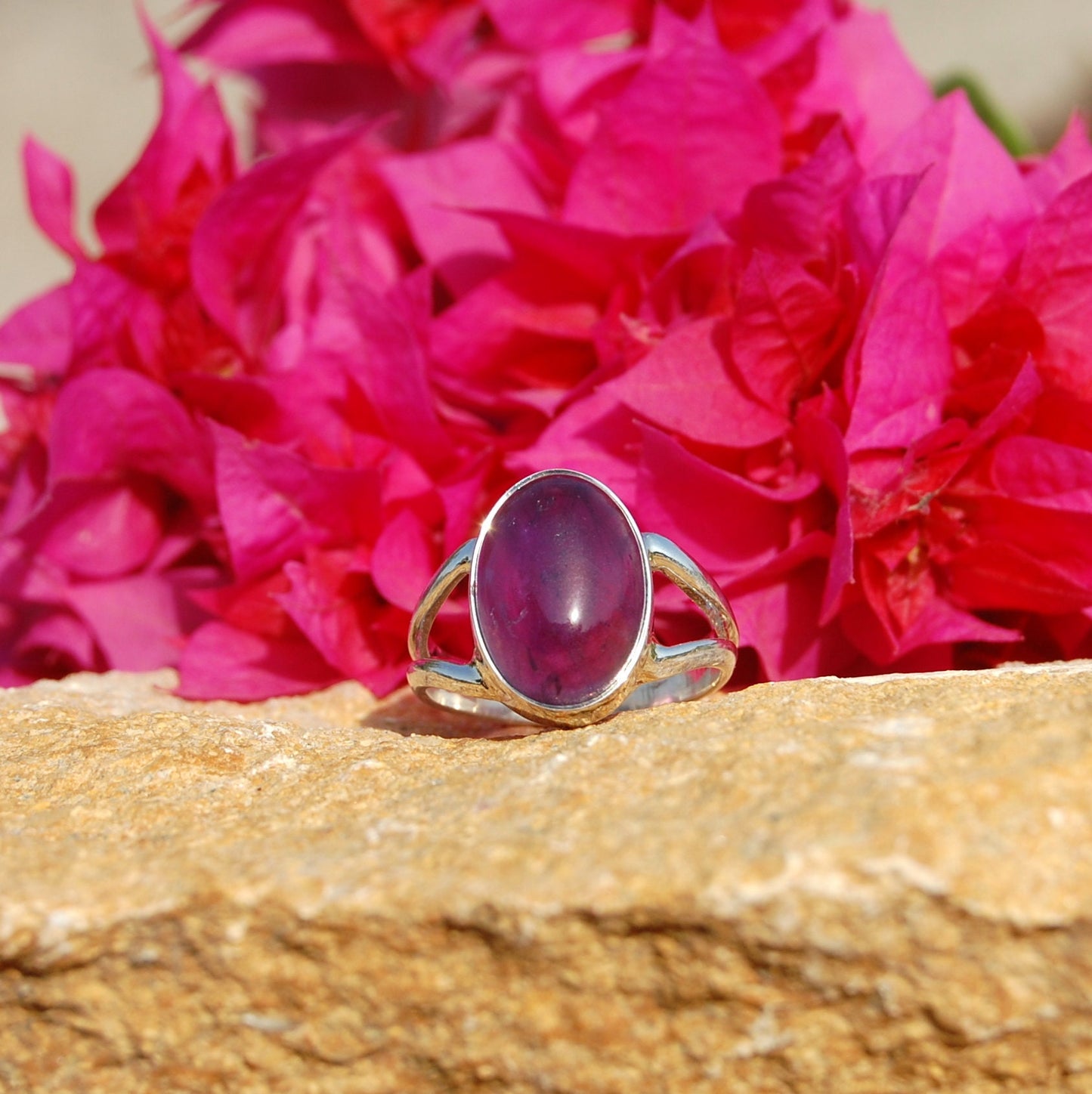 Natural Amethyst Ring