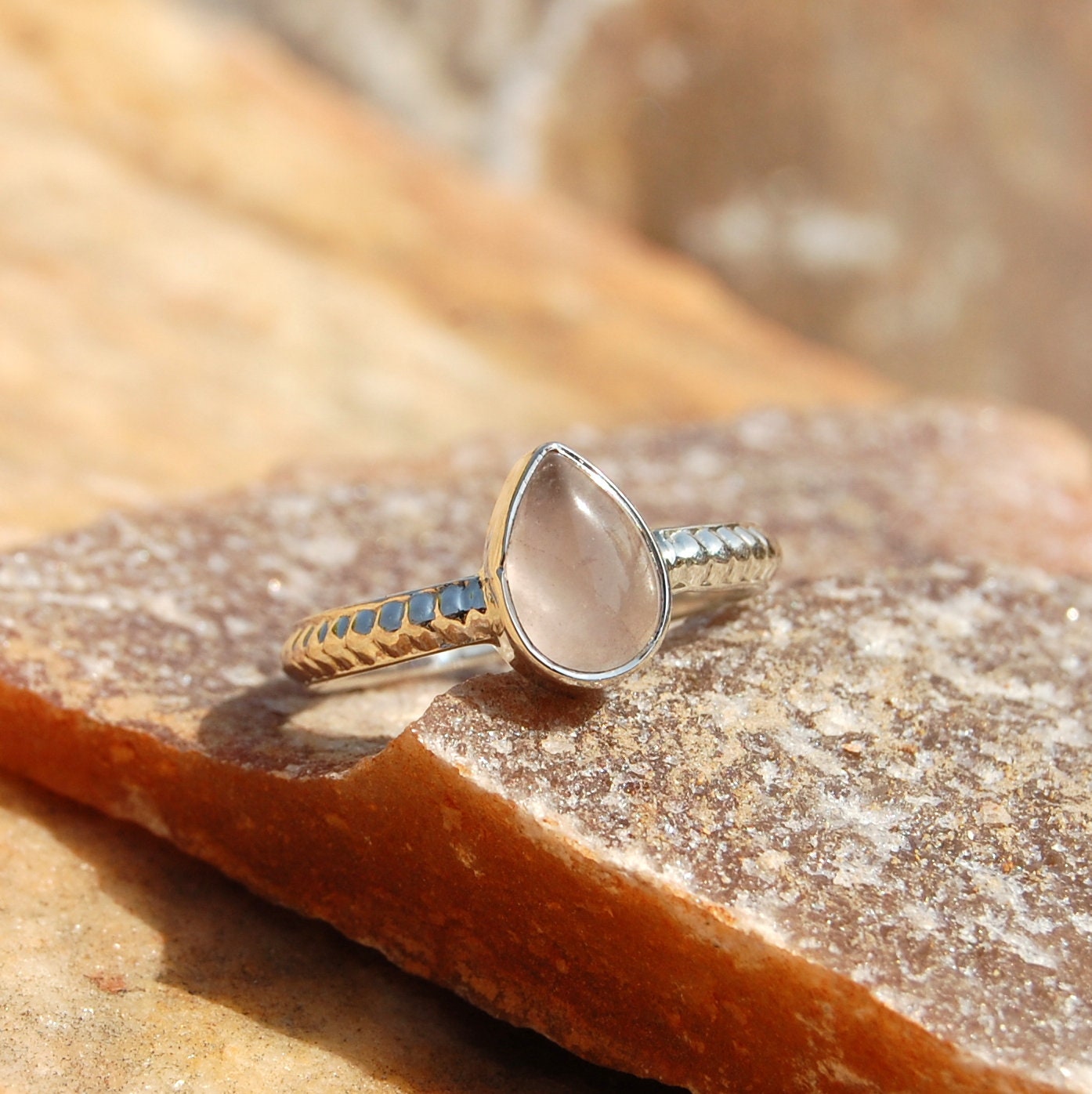 Rose Quartz Ring