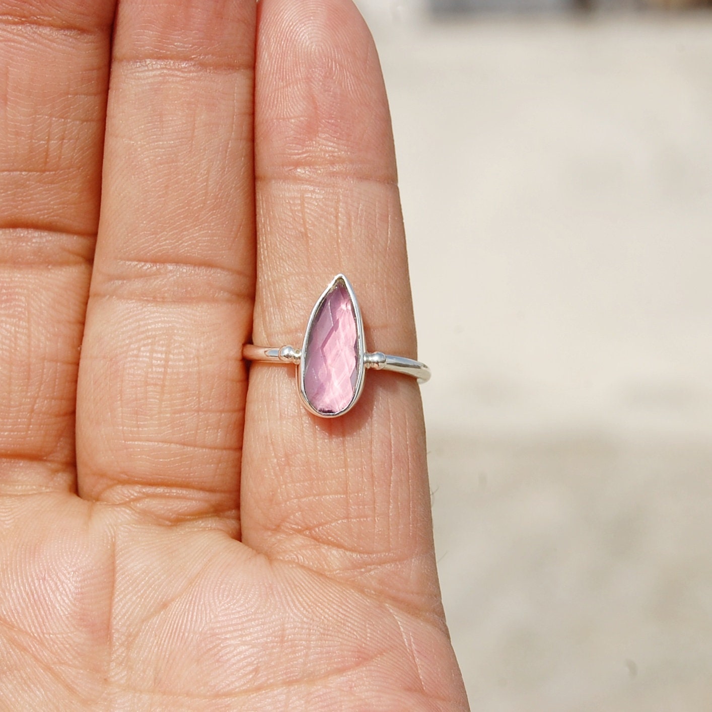 Rose Quartz Ring