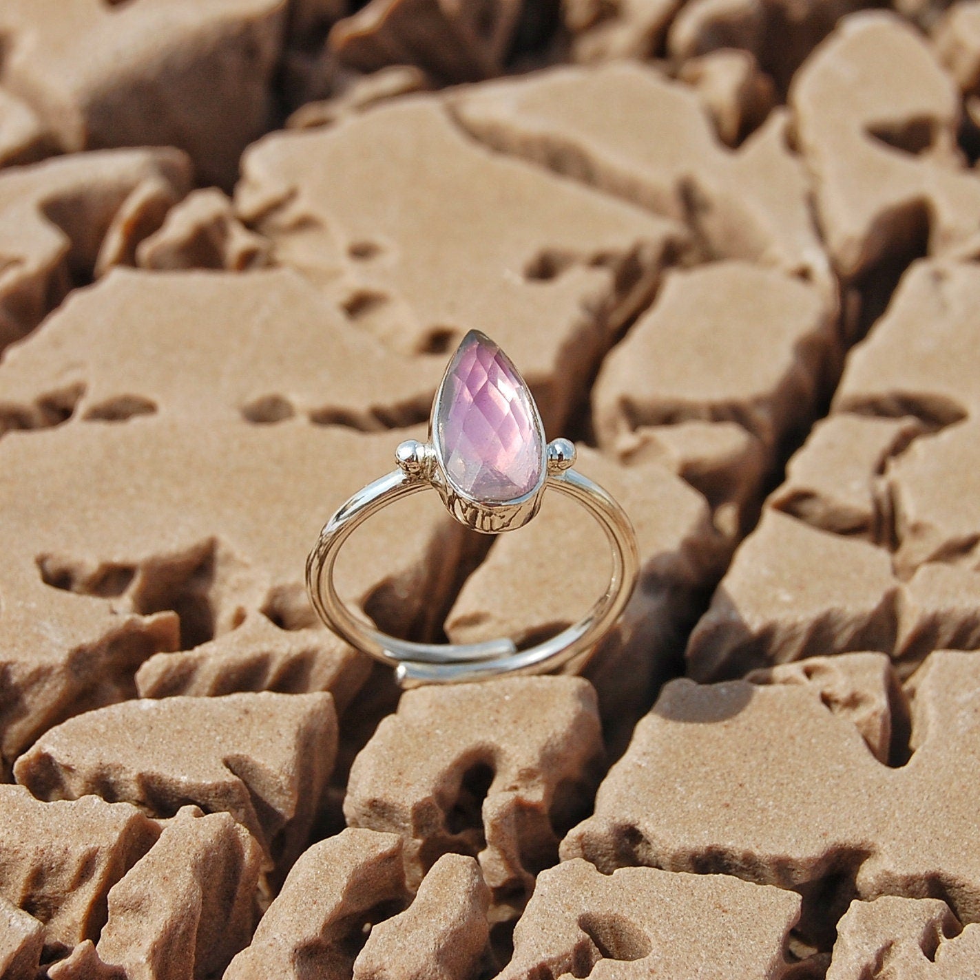 Rose Quartz Ring