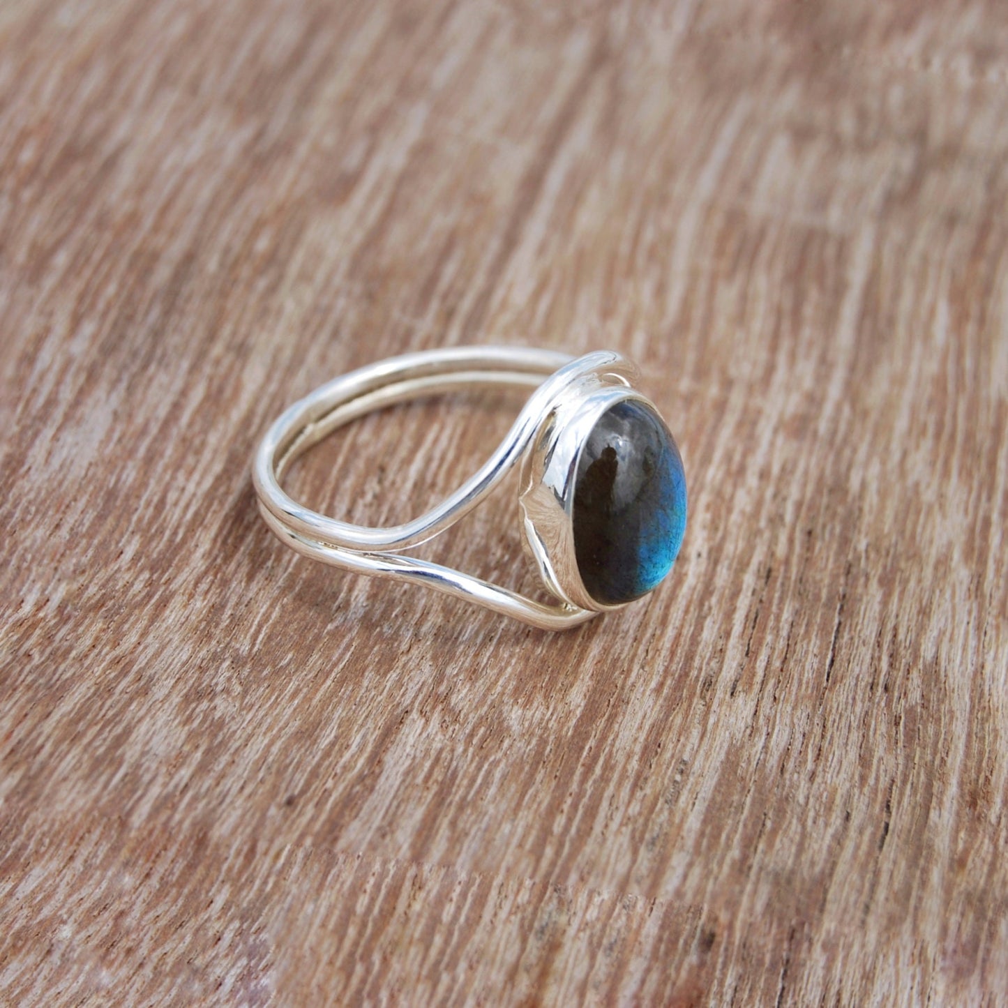 Blue Labradorite Ring