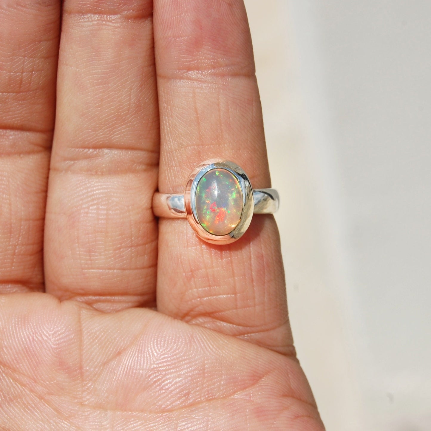Ethiopian Opal Ring