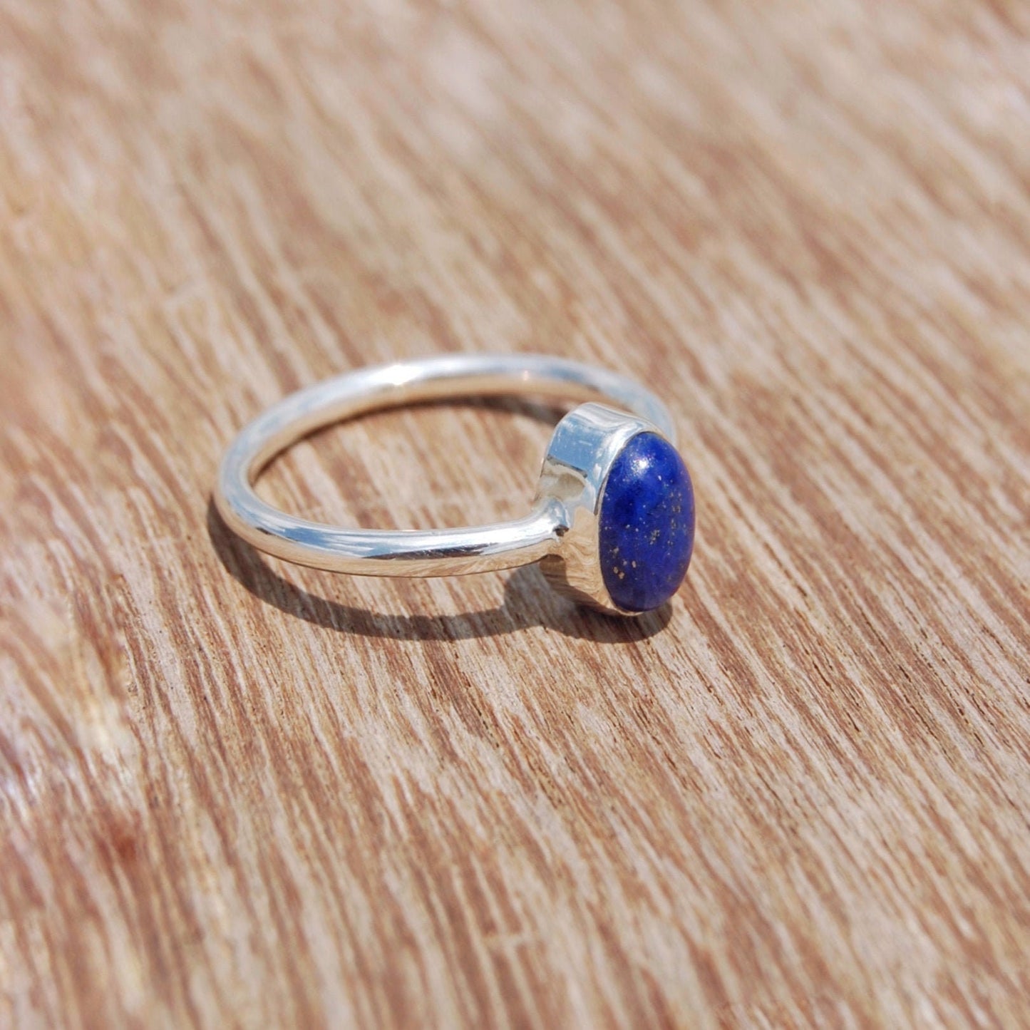 Lapis Lazuli Dainty Ring