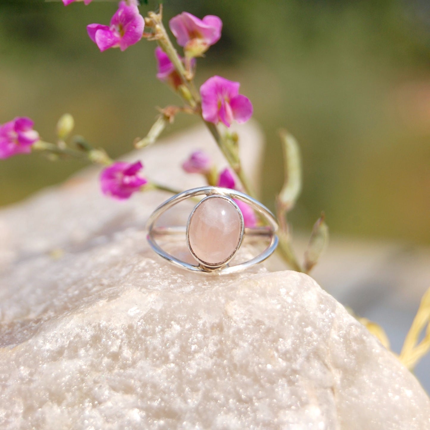 Rose Quartz Ring
