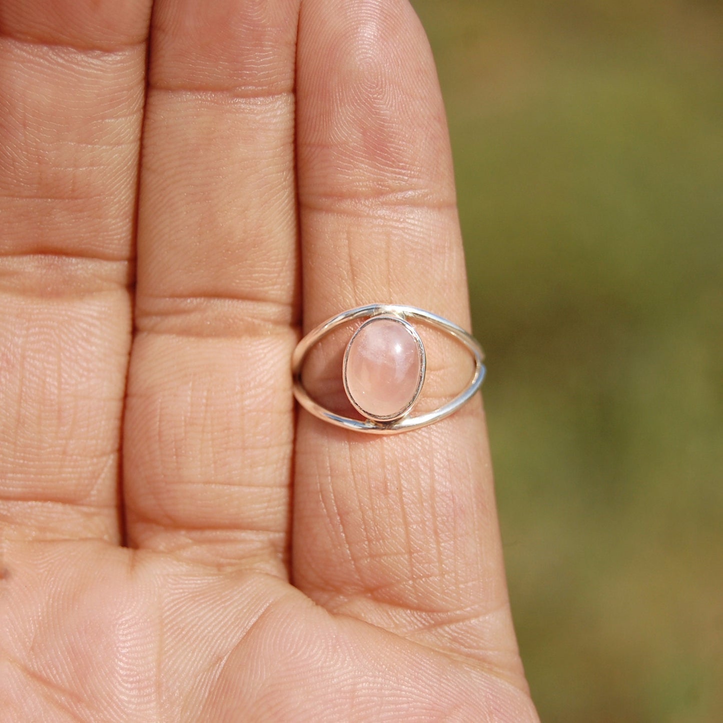Rose Quartz Ring