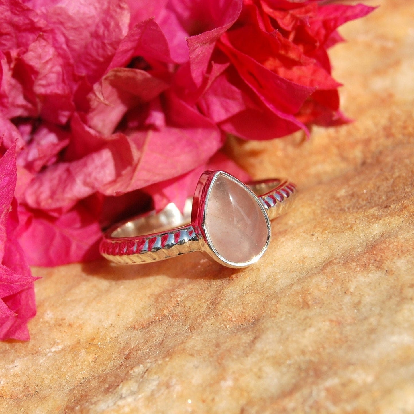 Rose Quartz Ring