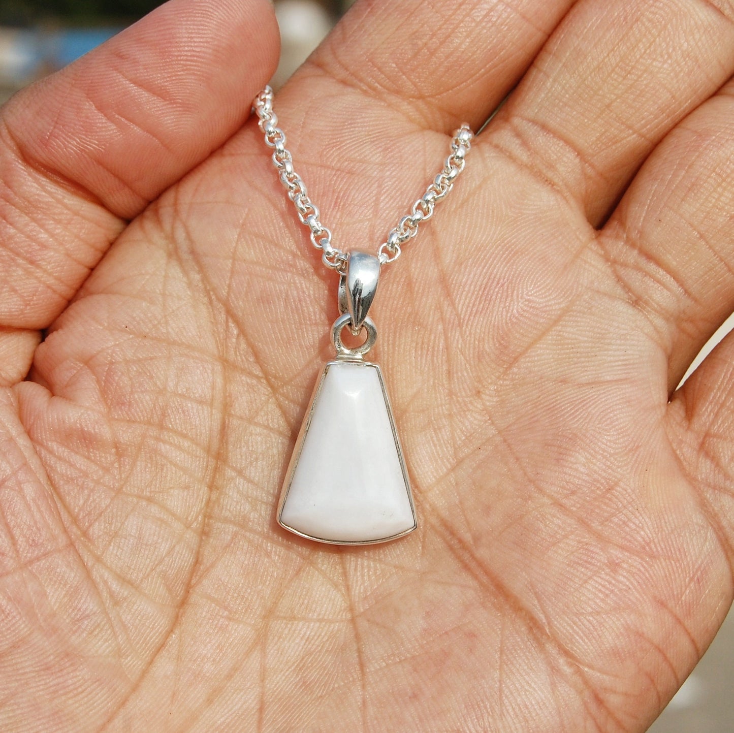 White Quartz Pendant