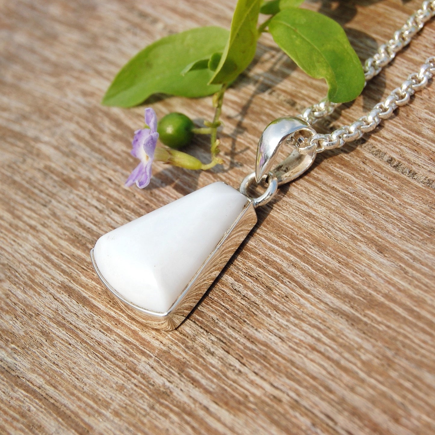 White Quartz Pendant