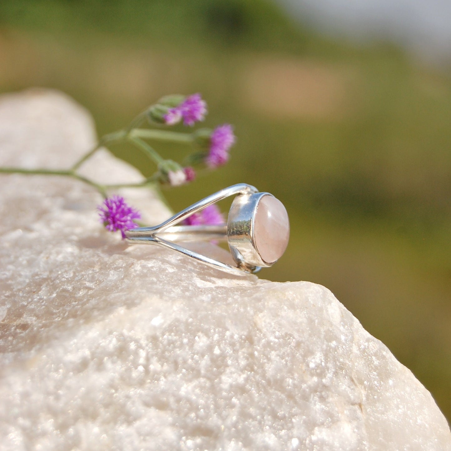 Rose Quartz Ring