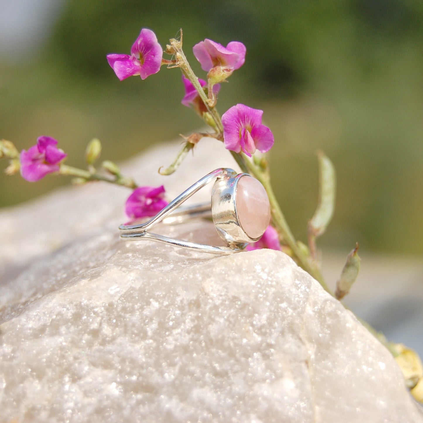 Rose Quartz Ring