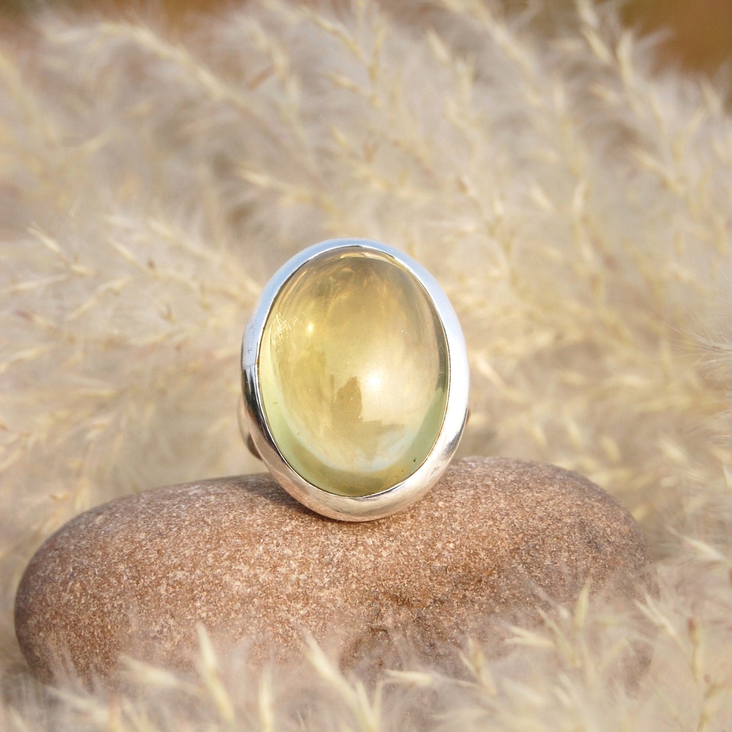 Lemon Quartz Ring