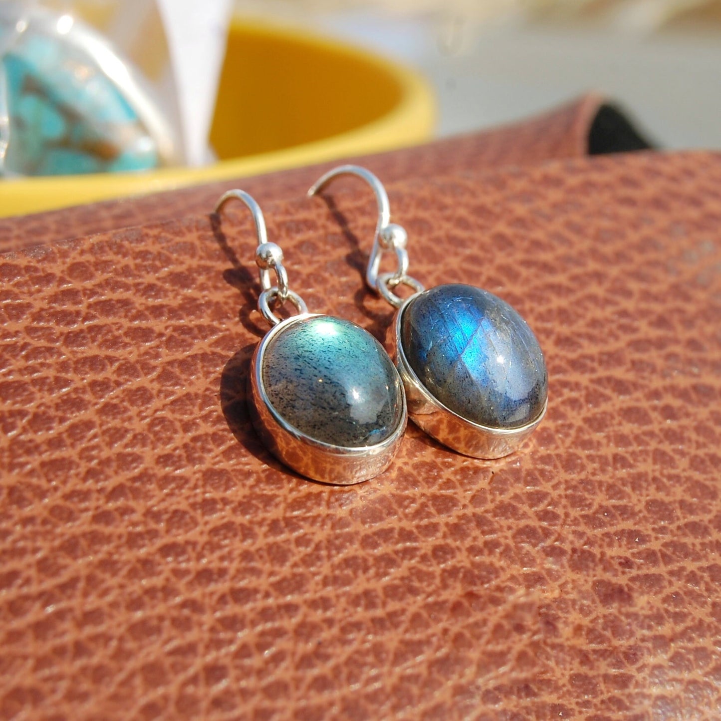 Blue Labradorite Earrings