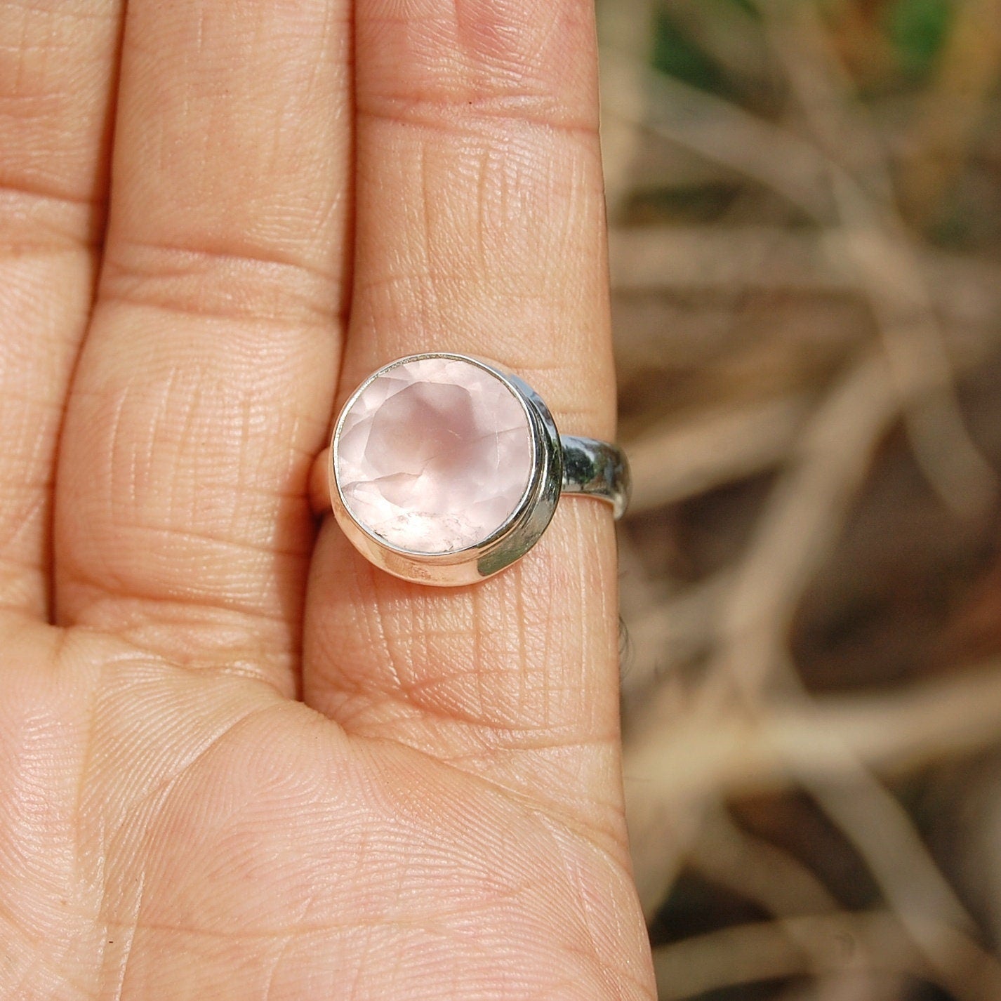 Rose Quartz Ring