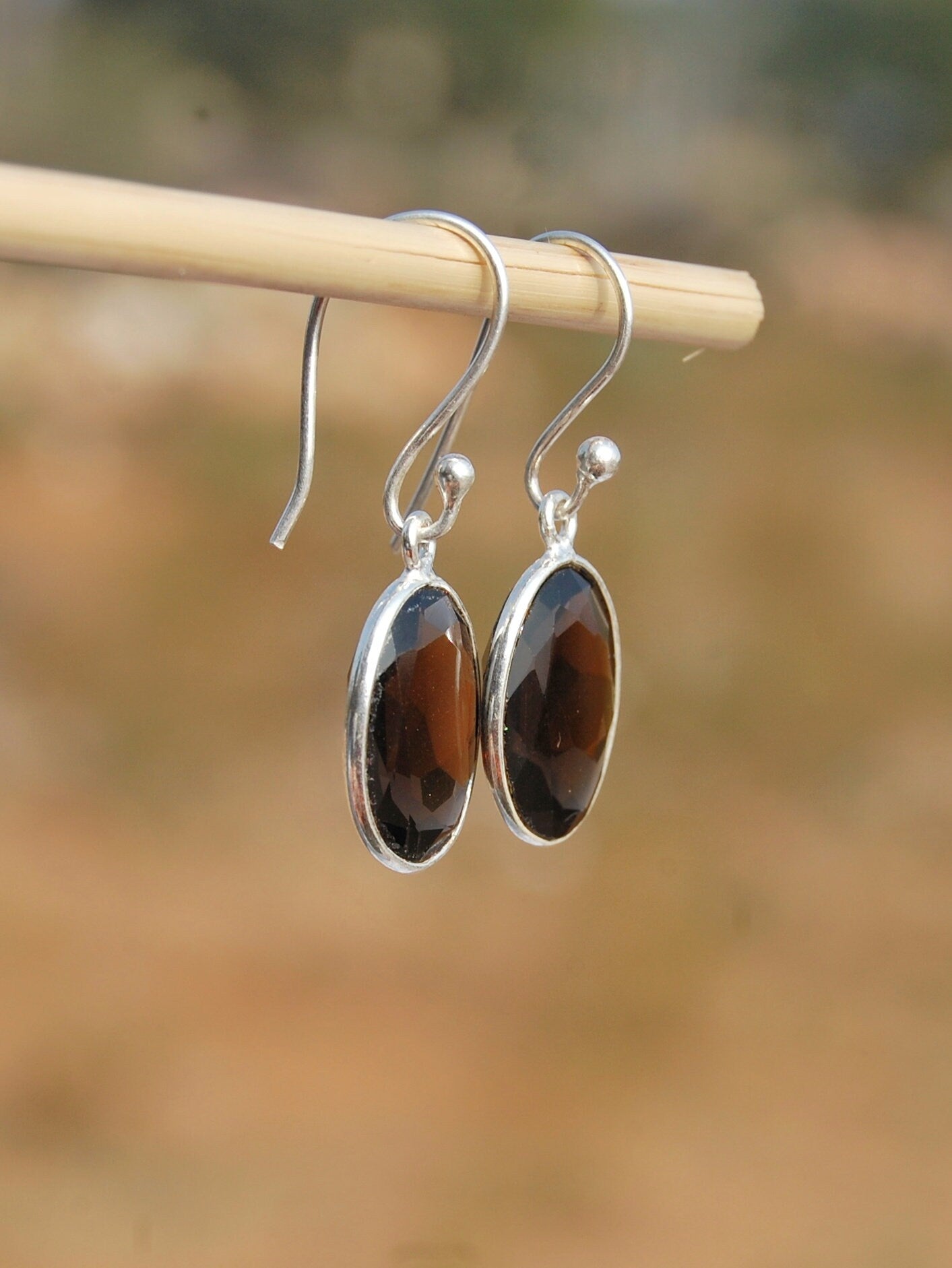 Smoky Quartz Earrings