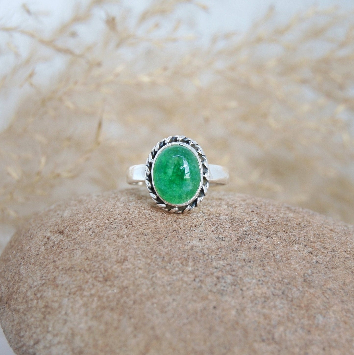 Jade Stone Ring