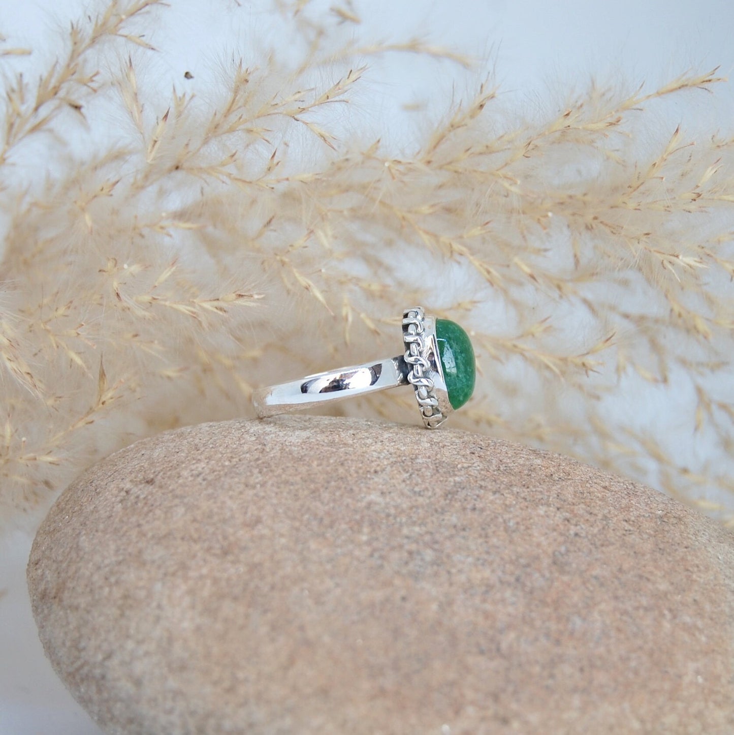 Jade Stone Ring