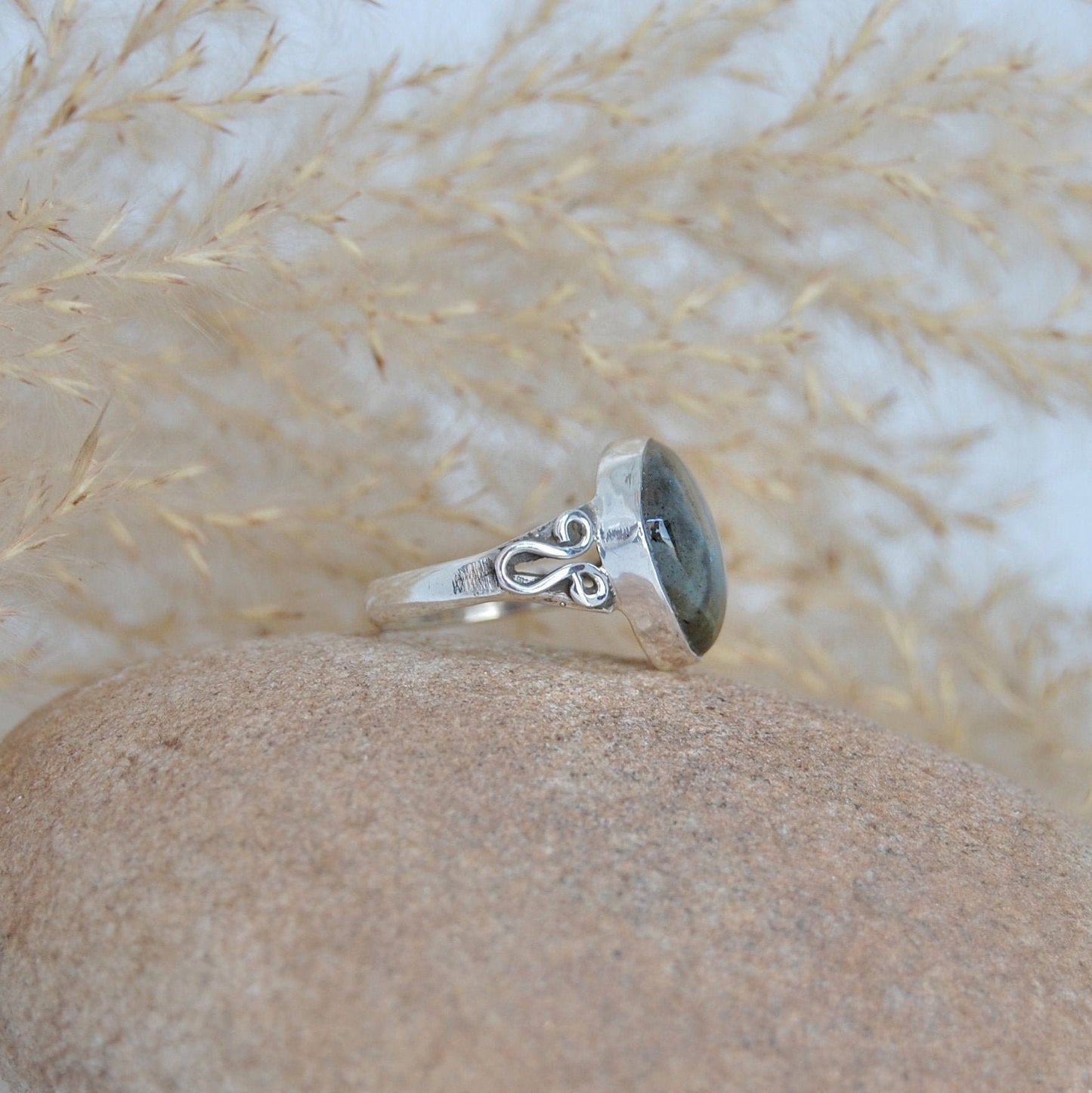 Blue Labradorite Ring