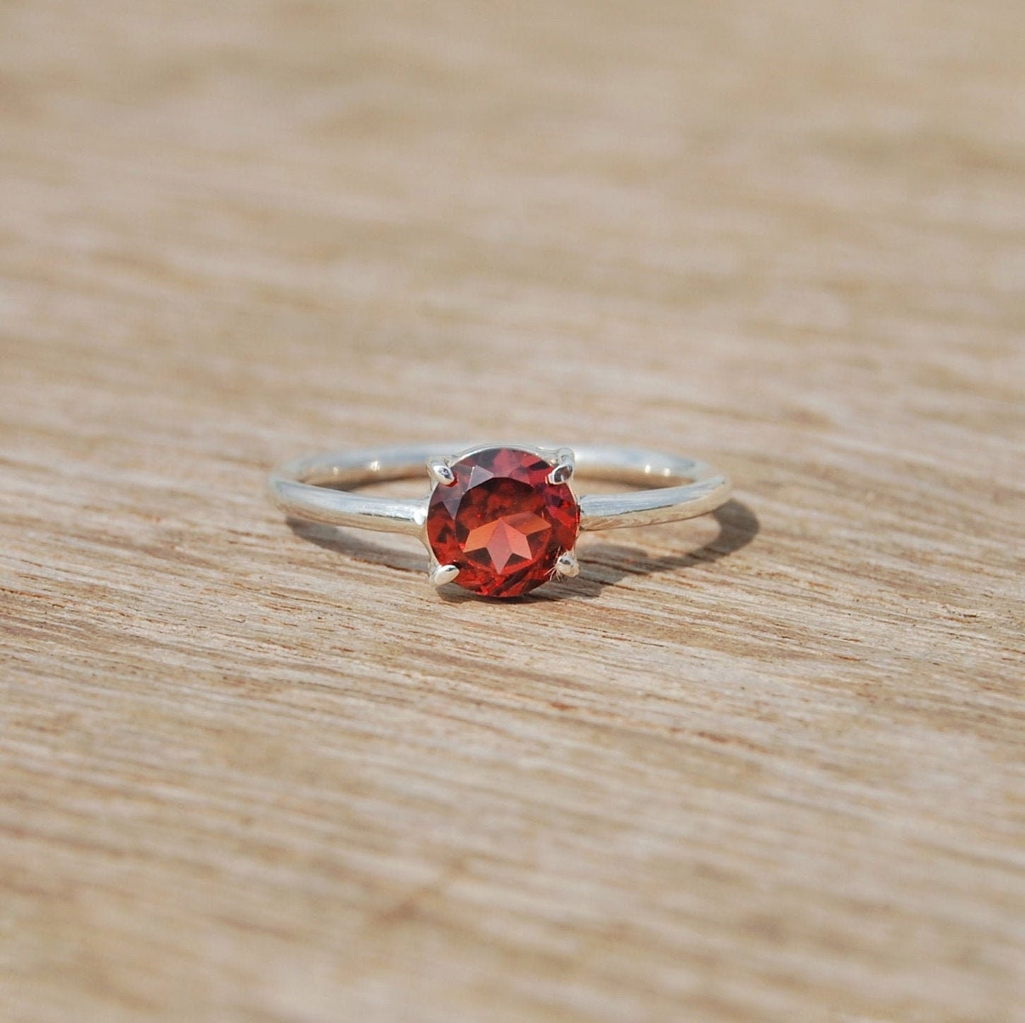 Red Garnet Ring