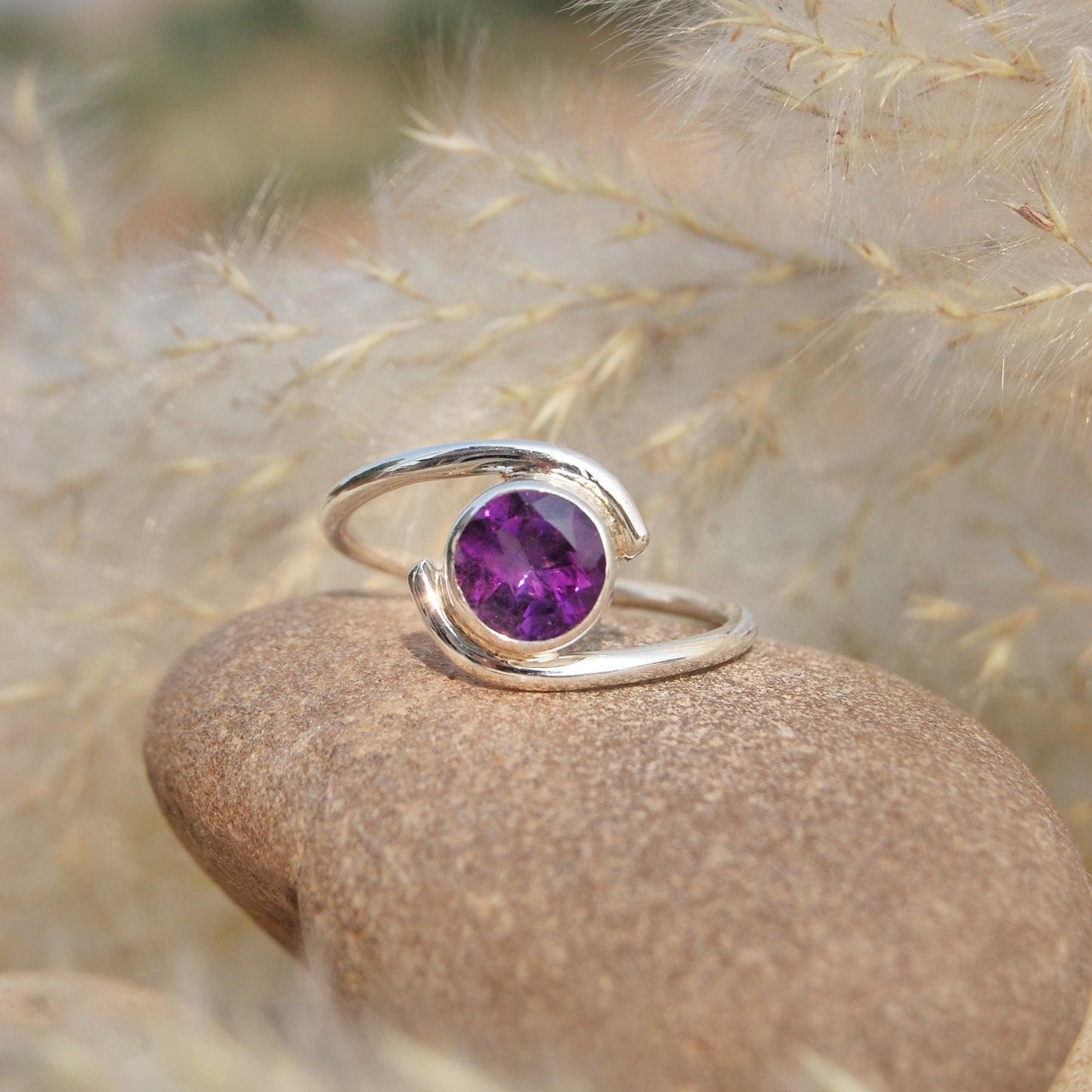 Purple Amethyst Ring