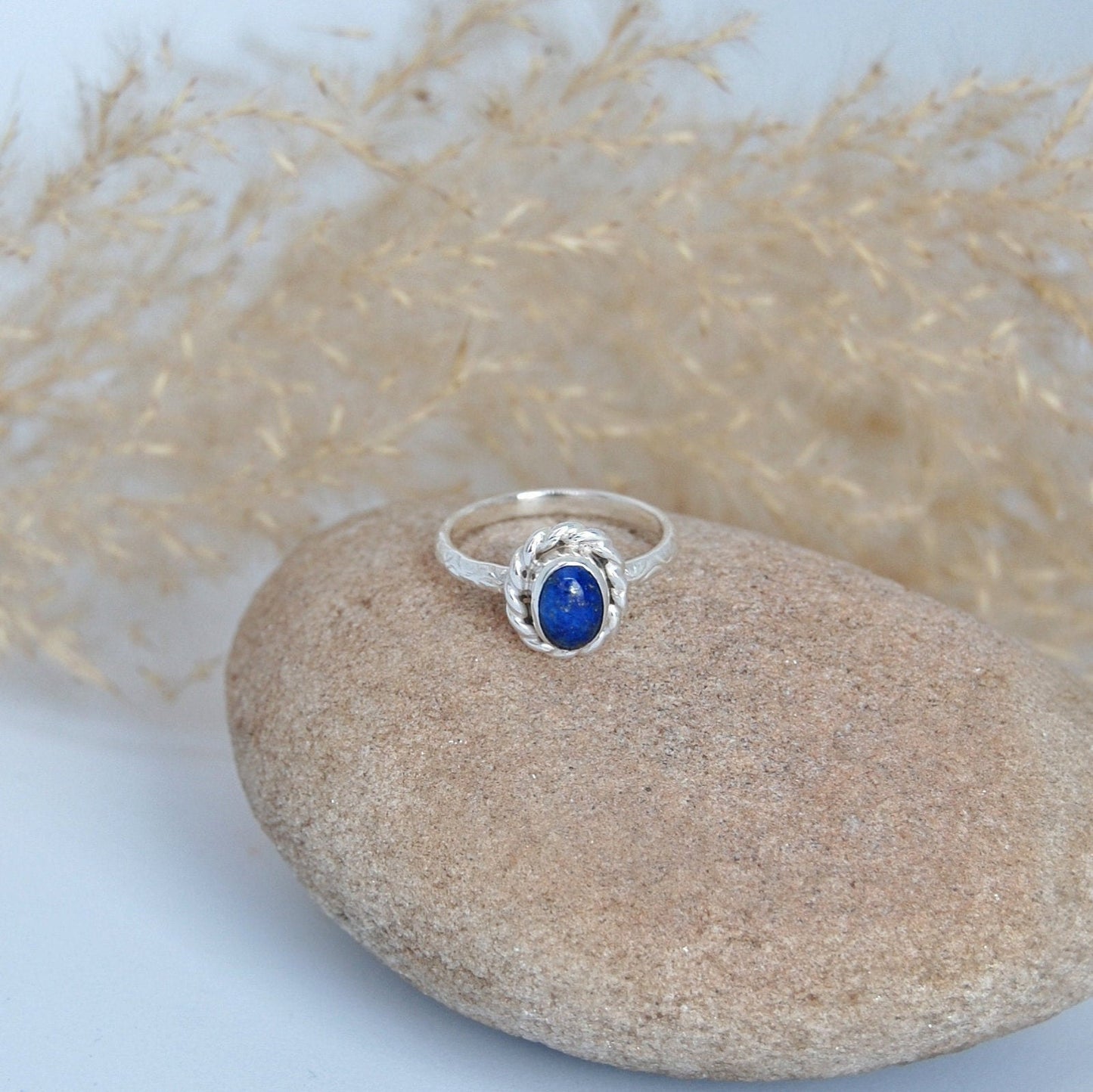 Lapis Lazuli Boho Ring