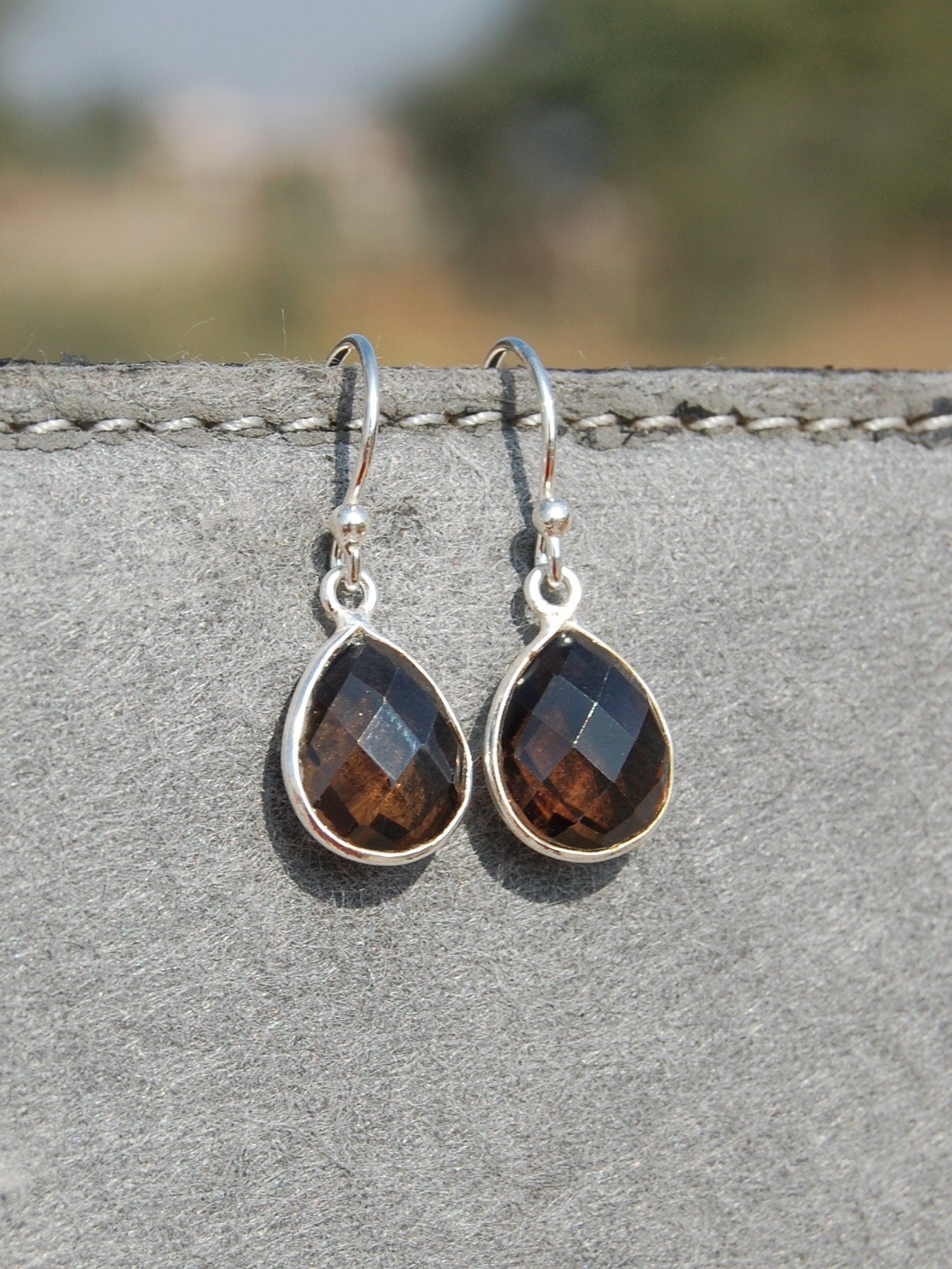 Smoky Quartz Earrings
