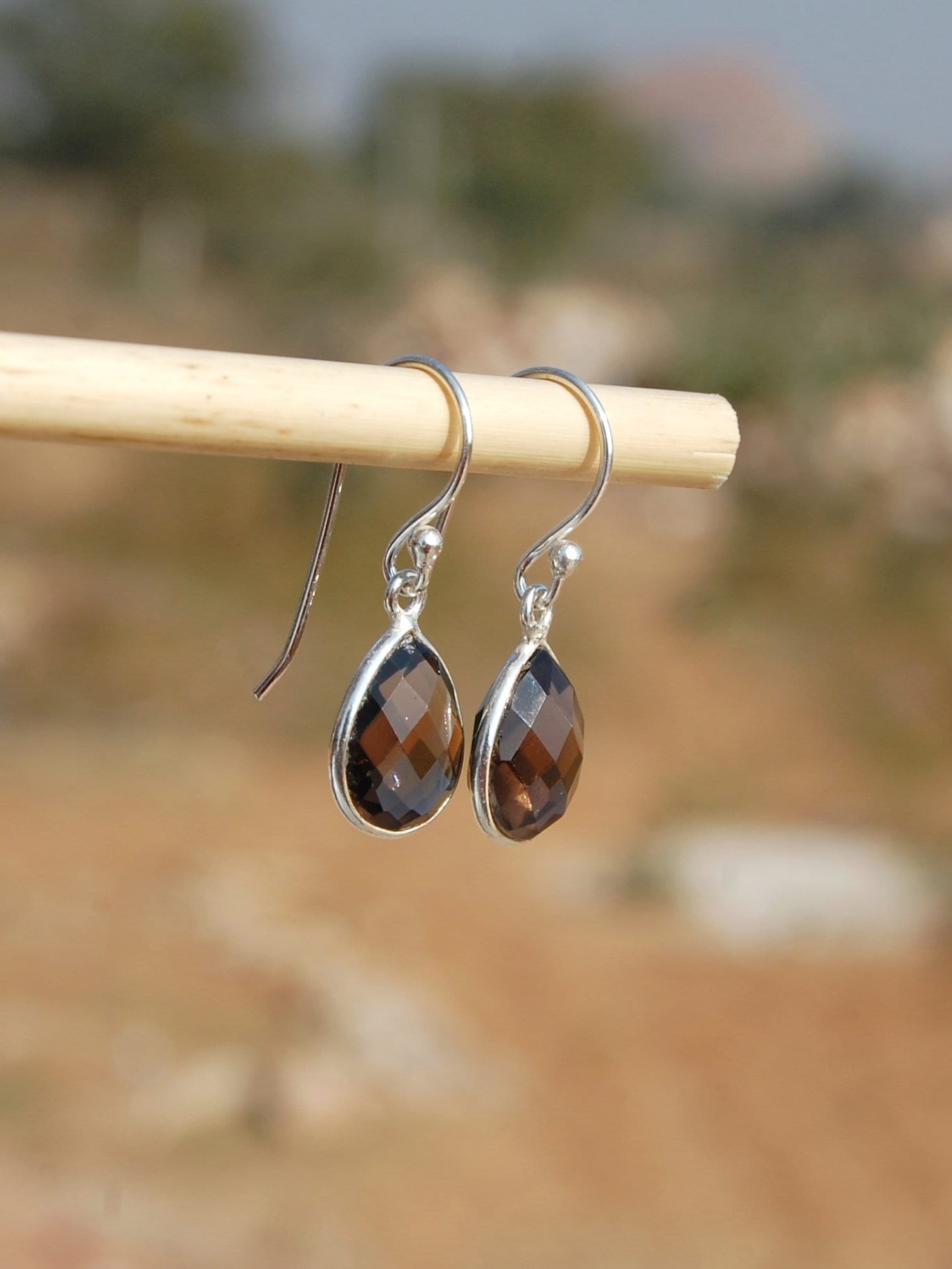 Smoky Quartz Earrings