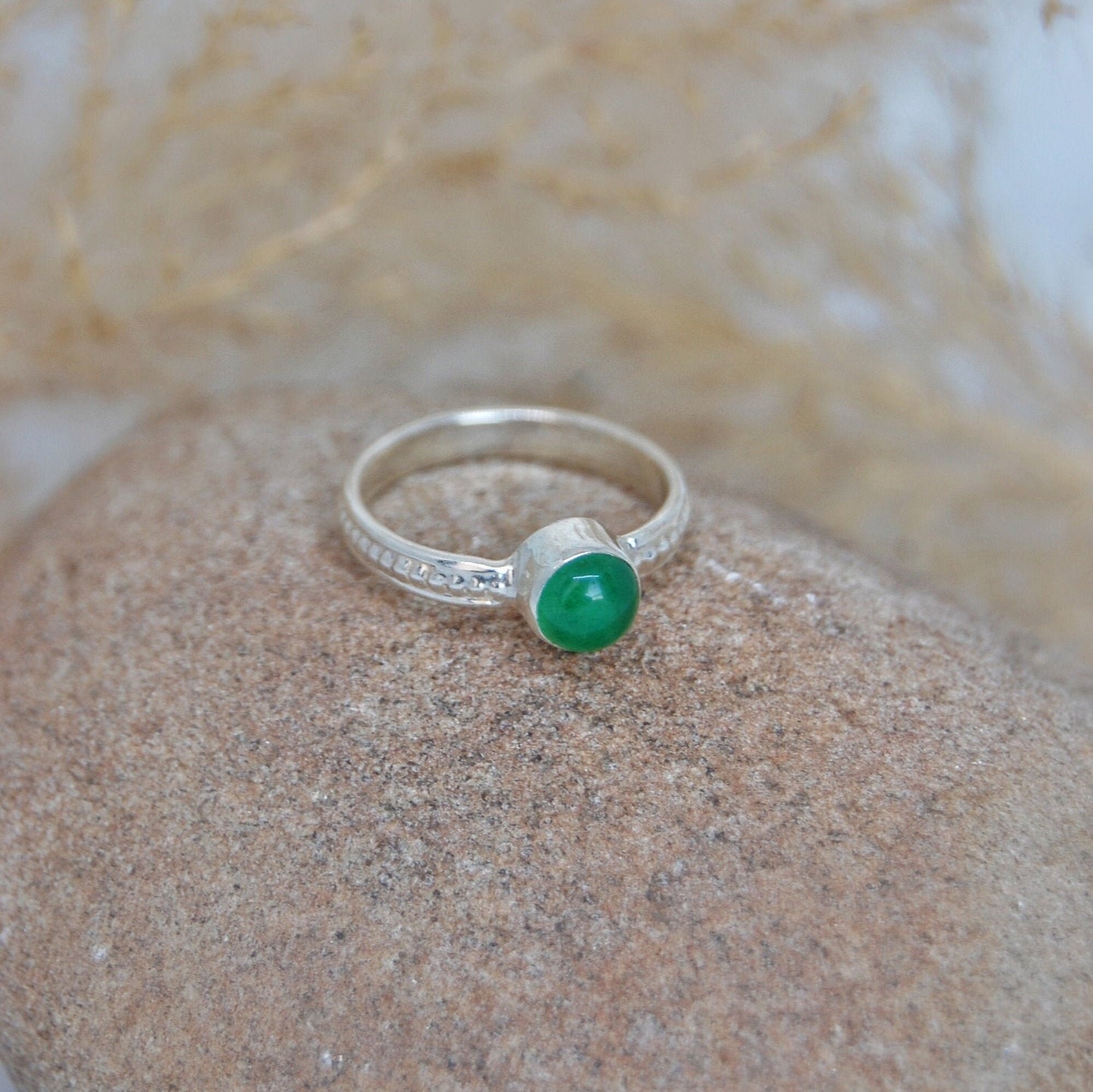 Healing Jade Stone Ring