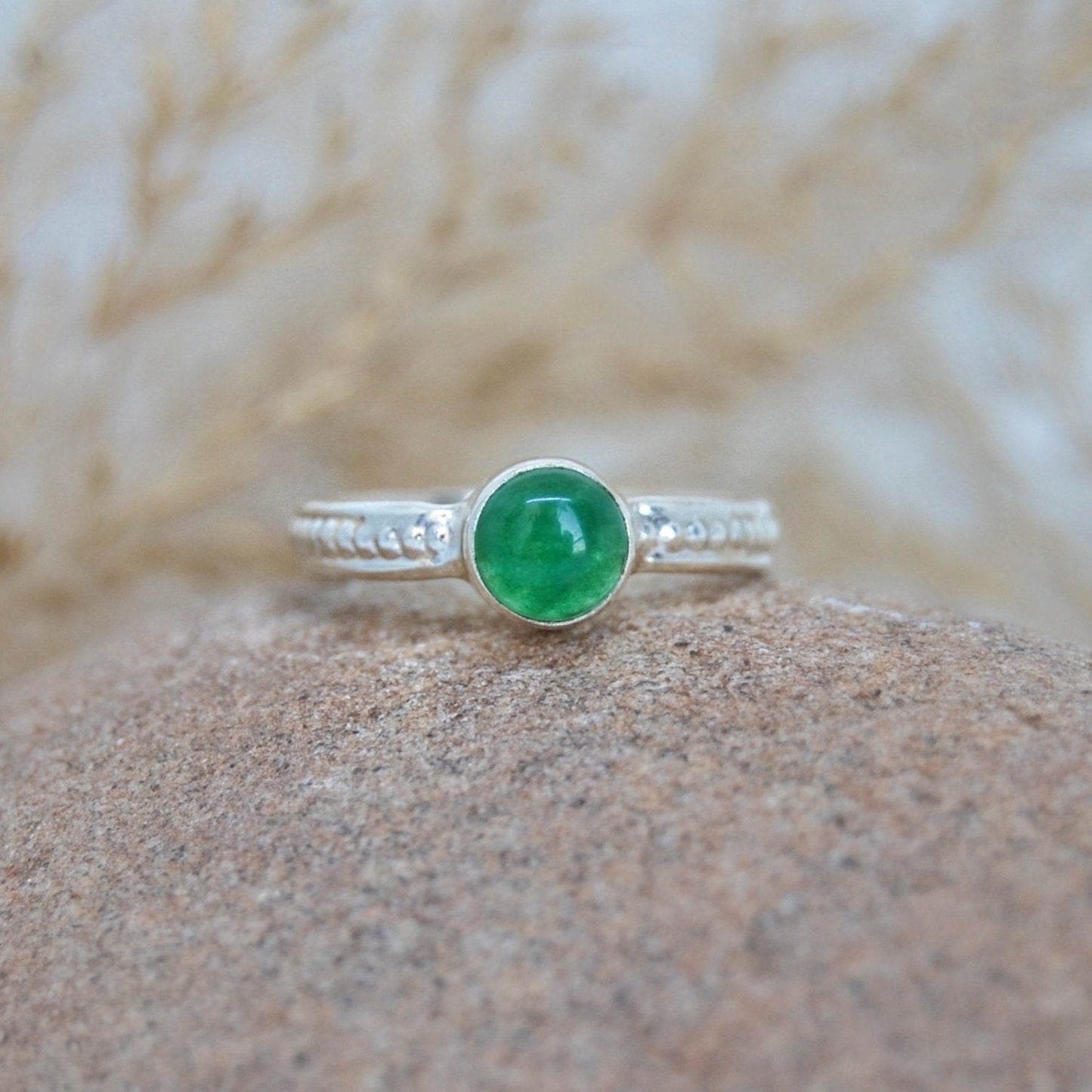 Healing Jade Stone Ring