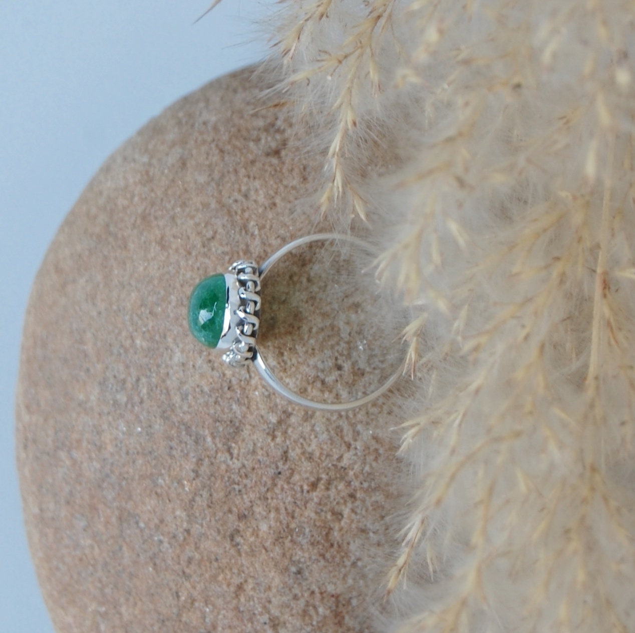 Jade Stone Ring