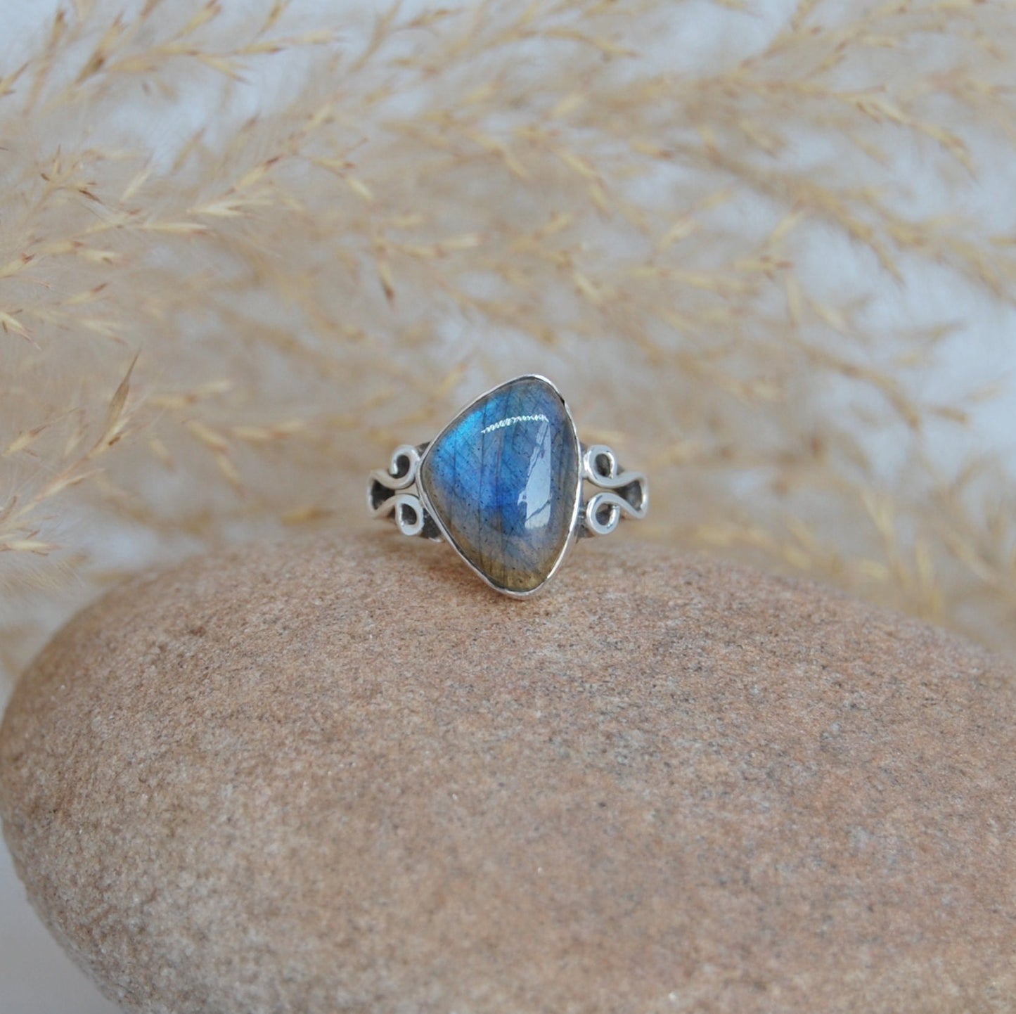 Blue Labradorite Ring