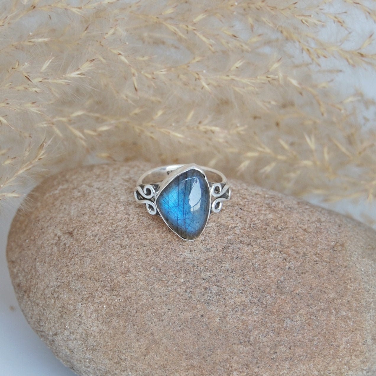 Blue Labradorite Ring