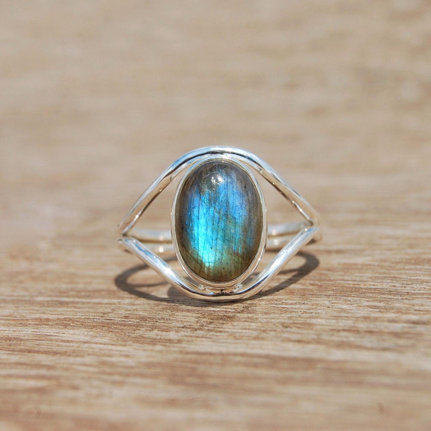 Blue Labradorite Ring