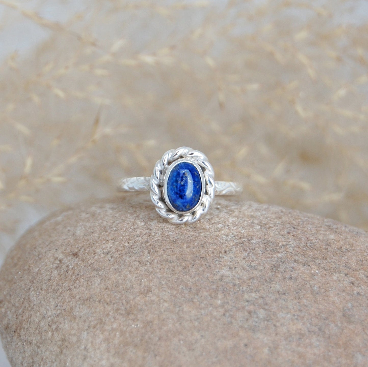 Lapis Lazuli Boho Ring
