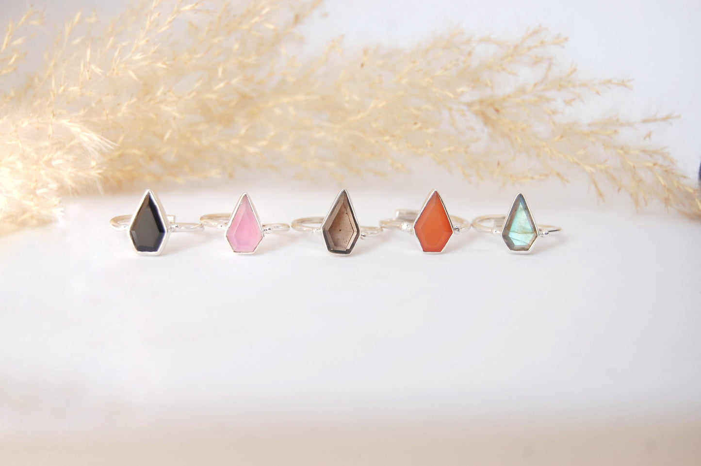 Orange Carnelian Kite Ring