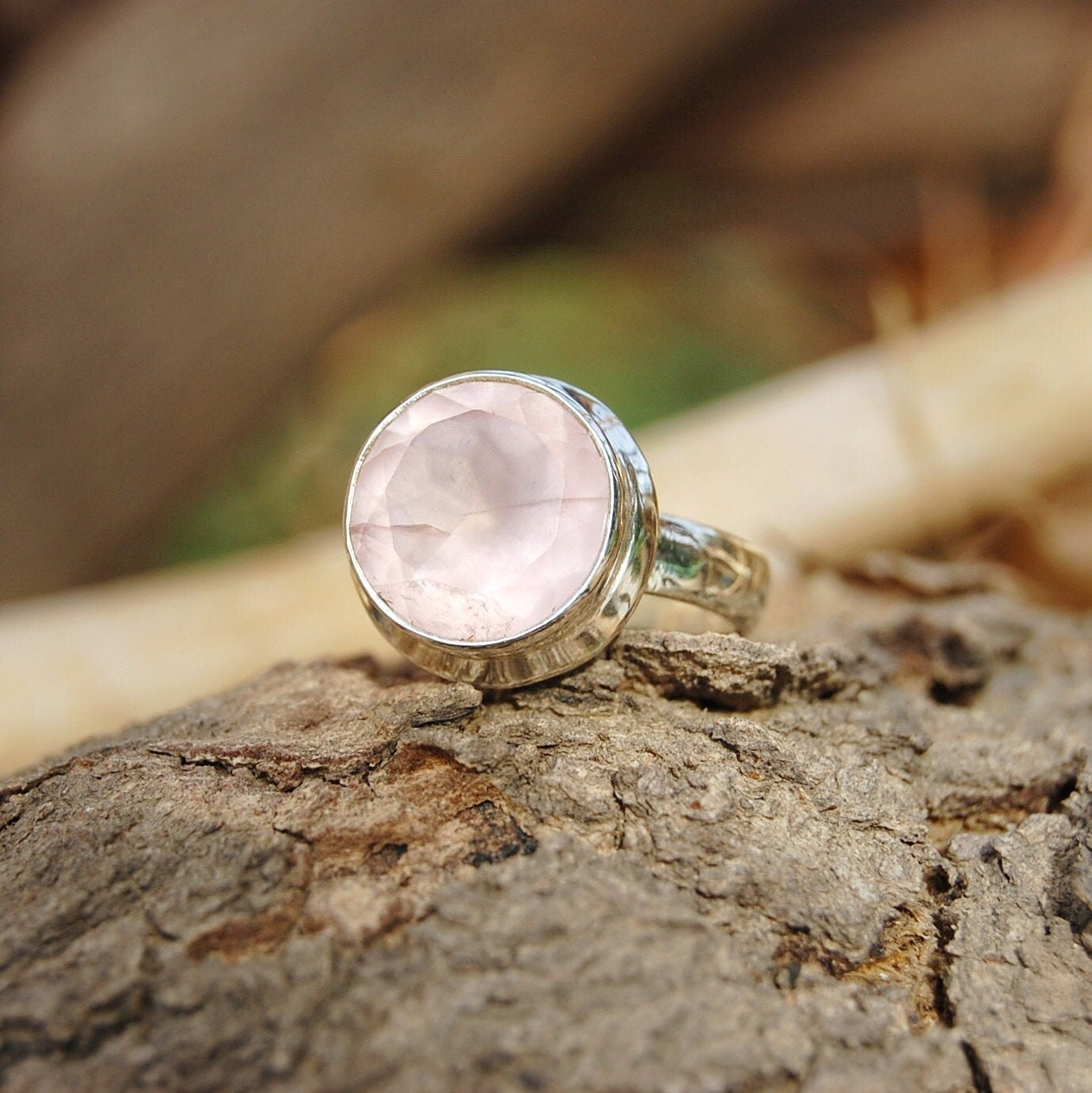 Rose Quartz Ring