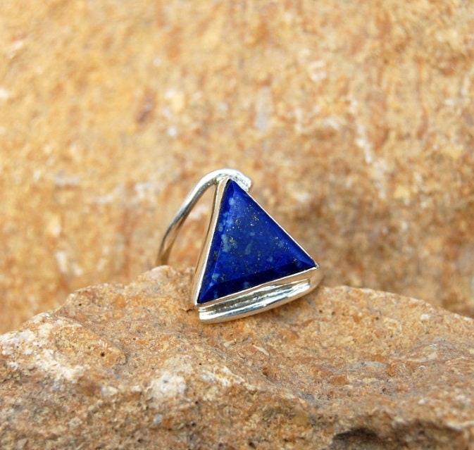 Lapis Lazuli Cocktail Ring