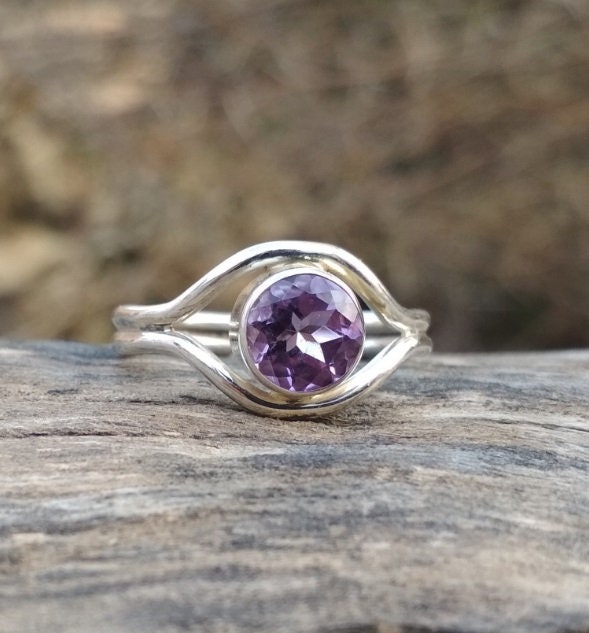 Purple Amethyst Ring