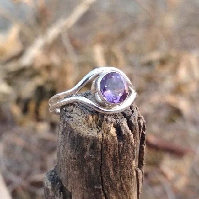 Purple Amethyst Ring