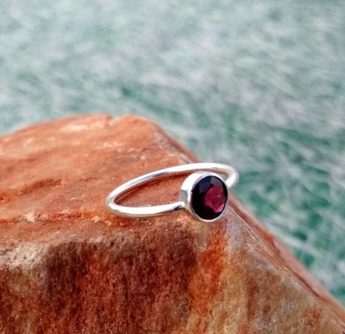 Red Garnet Ring