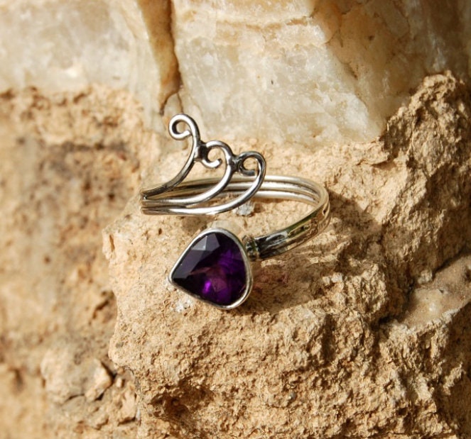 Purple Amethyst Ring
