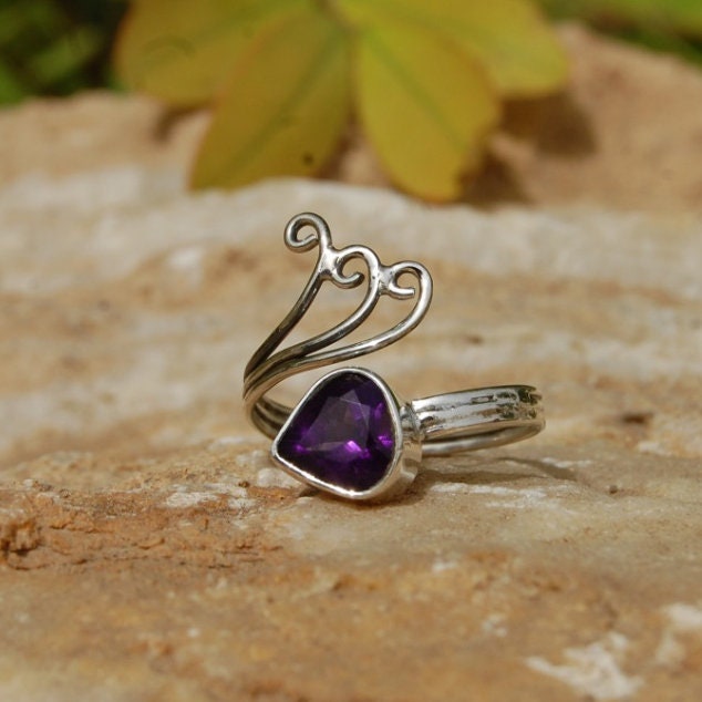 Purple Amethyst Ring