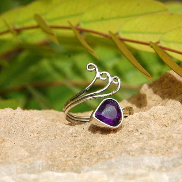 Purple Amethyst Ring