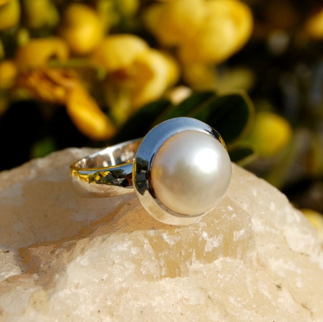 Fresh Water White Pearl Ring
