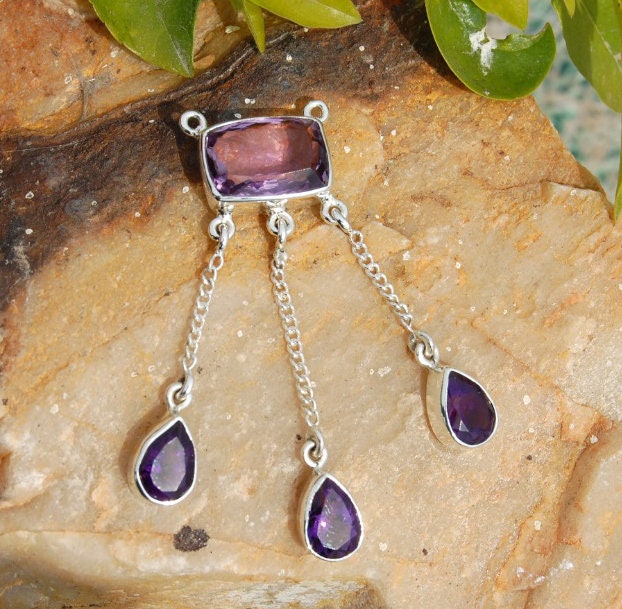 Amethyst Drop Pendant
